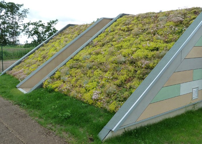 HYDROPACK® green roof system on very steel roof